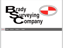 Tablet Screenshot of bradysurveying.com